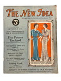 The New Idea Magazine . A weekly paper for Australian and New Zealand Women. October 20 1933 with sewing pattern unused, factory folded, lady’s afternoon frock. Bust 32 inches