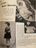Modern Woman magazine November 1938 with two way dress sewing pattern, unused. Bust 36 inches.