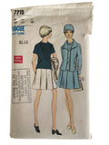 Vintage 1970s Vogue 7715 Special Design suit and blouse sewing pattern Bust 36 inch