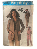 Simplicity 7653 vintage 1970s jiffy top and pants sewing pattern. Bust 34 inches