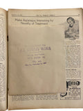 New Zealand Woman’s Weekly September 13 1934 with a sewing pattern, unused, factory folded, ladies maternity frock (attractive and simple maternity frock), bust 36 inches