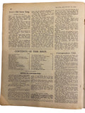 The New Idea Magazine . A weekly paper for Australian and New Zealand Women. October 20 1933 with sewing pattern unused, factory folded, lady’s afternoon frock. Bust 32 inches
