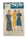 Style 2563 vintage 1970s dress, top and skirt sewing pattern Bust 32.5 inches