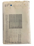 Vogue 8795 very easy vogue vintage 1980s dress pattern Bust 31.5, 32.5, 34 inches
