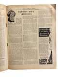 New Zealand Woman’s Weekly  May 10 1934 with a sewing pattern, unused, factory folded, attractive underslip bust 34 inches