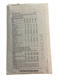 Butterick 5945 vintage 1970s skirt sewing pattern. Waist 27 inches, hip 38 inches