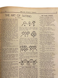 New Zealand Woman’s Weekly August 16 1934 with a sewing pattern, unused, factory folded, ladies frock (attractive frock for the matron), bust 36 inches