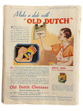 Australian home journal December 1 1936 with four sewing patterns, unused, factory folded, three frocks bust 36 inches, child’s frock age 4 years