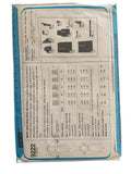 Simplicity 9222 vintage 1970s dress pattern. Bust 34 inches.