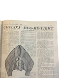Australian  Home Journal magazine June 1st 1938 with four sewing patterns, unused, factory folded, three frocks bust 36 inches, girl’s bloomers 6 years