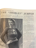 Australian  Home Journal magazine June 1st 1938 with four sewing patterns, unused, factory folded, three frocks bust 36 inches, girl’s bloomers 6 years