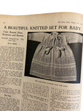 The New Idea Magazine . A weekly paper for Australian and New Zealand Women. August 26 1932 with sewing pattern unused, factory folded, lady’s spring frock. Bust 32 inches