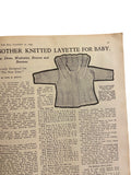The New Idea Magazine . A weekly paper for Australian and New Zealand Women. September 14, 1934 with sewing pattern unused, factory folded, lady’s tennis frock. Bust 32 inches.