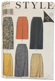 Style 2554 all sizes skirt sew easy sew quick sewing pattern from the 2000s Waist 25, 26.5, 28, 30, 32, 34, 37 inches