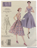 Vogue v2960 vintage 1950s reissued in 2007 dress sewing pattern Bust 34, 36, 38 inches