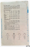 Butterick 5971 vintage 1970s dress sewing pattern. Bust 34 inches