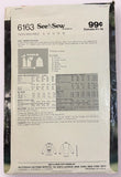 Butterick 6163 vintage 1970s blouse sewing pattern. Bust 32.5 inches