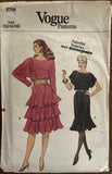 Vogue 8769 vintage 1990s dress sewing pattern bust 34 and 36 inches