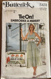 Butterick 5431 vintage 1970s dress pattern