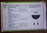 Simplicity vintage 1970s teens circle skirt and vest pattern