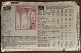 Simplicity 7930 vintage 1970s robe dressing gown sewing pattern