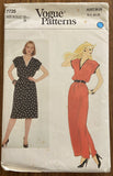Vogue 7725 vintage 1970s dress sewing pattern Bust 36 inches