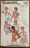 Butterick 5486 vintage 1970s t-shirt  pattern Bust 36 inches