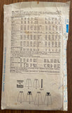Vogue 8865 vintage 1970s skirt pattern. Waist 26 1/2 inches. Wounded bargain
