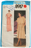 Simplicity 8917 vintage 1970s dress pattern
