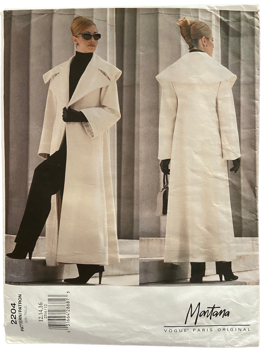 Vogue Paris Original 2853 MONTANA Womens Jacket Pleated High Waist Pan