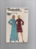 Butterick 3991 vintage 1970s kaftan robe pattern