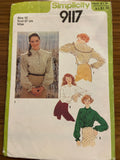 Simplicity 9117 vintage 1970s blouse pattern