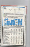Style 3381 vintage 1970s teens dress and jumpsuit pattern Bust 31 1/2 inches