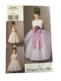 Vogue v7819 child's dress and jacket sewing pattern. Size, 5, 6, 6X. Breast 24, 25, 25.5 inches.