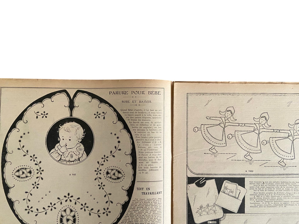 Mon Ouvrage 1 Juillet 1935 includes  knitting pattern for the blouse on the front cover