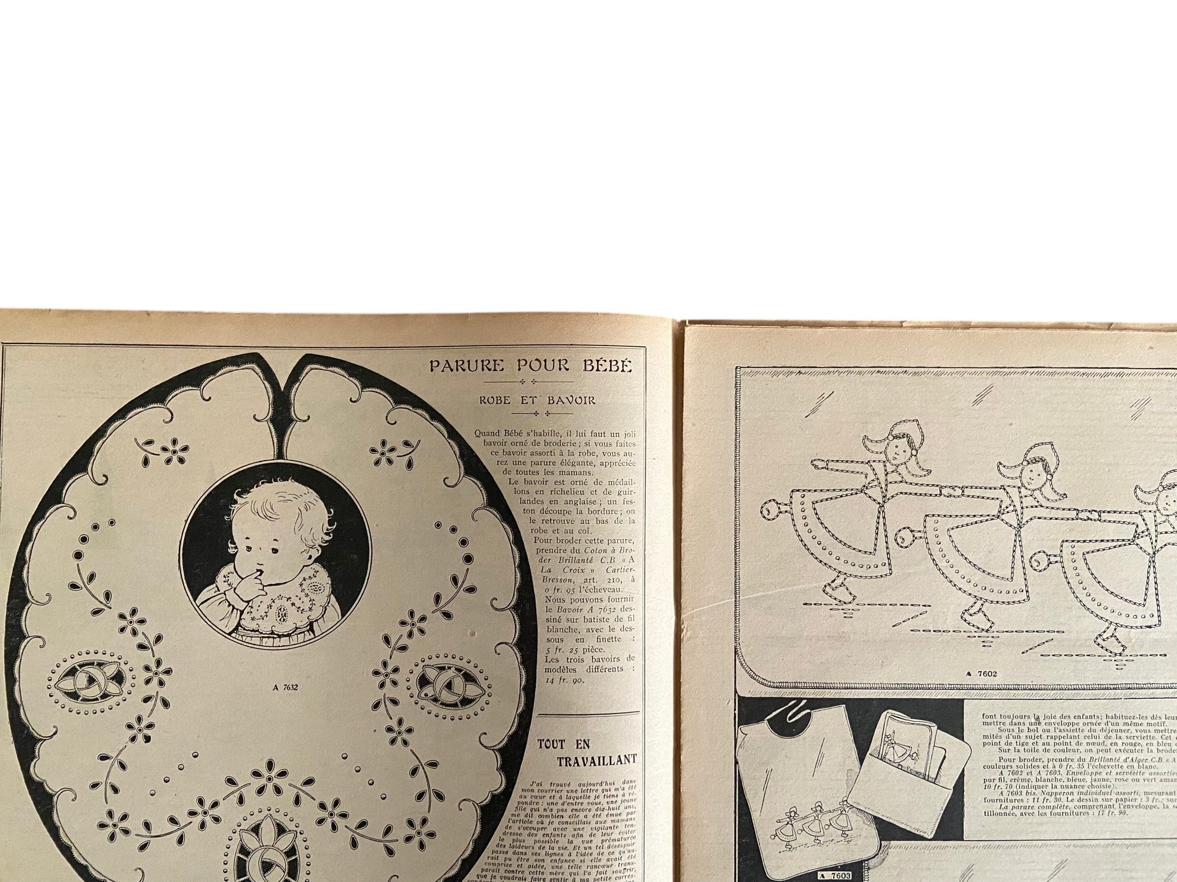 Mon Ouvrage 1 Juillet 1935 includes  knitting pattern for the blouse on the front cover