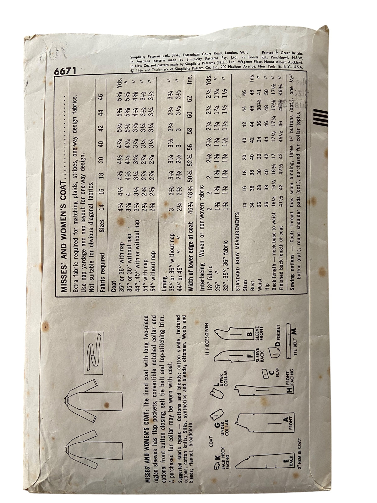 1960s sewing patterns – the vintage pattern market