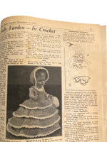 Australian home journal December 1st 1952 with three sewing pattern, unused, factory folded. Two dresses and child’s sunsuit. Bust 34 inches.