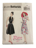 Butterick B5209  reissued vintage 1947 dress sewing pattern Bust 36, 38, 40, 42 inches