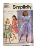 Simplicity 7692 vintage 1990s Jessica McClintock child’s party dress pattern Chest 30, 32 inches