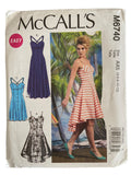 McCall's M6740 dress sewing pattern from the 2000s. Bust 29.5, 30.5, 31.5, 32.5, 34 inches