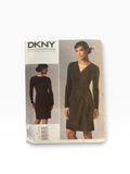 Vogue v1257 DKNY stretch dress sewing pattern from the 2000s Bust 34, 36, 38, 40 inches