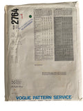 Vogue 2764 vintage 1980s Vogue American Designer Bill Blass jacket, blouse, skirt and pants sewing pattern in Bust 31.5 inches