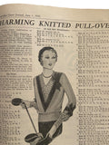 Australian home journal June 1st 1932 with four sewing patterns, unused, factory folded, three frocks bust 36 inches, child’s frock age 4 year