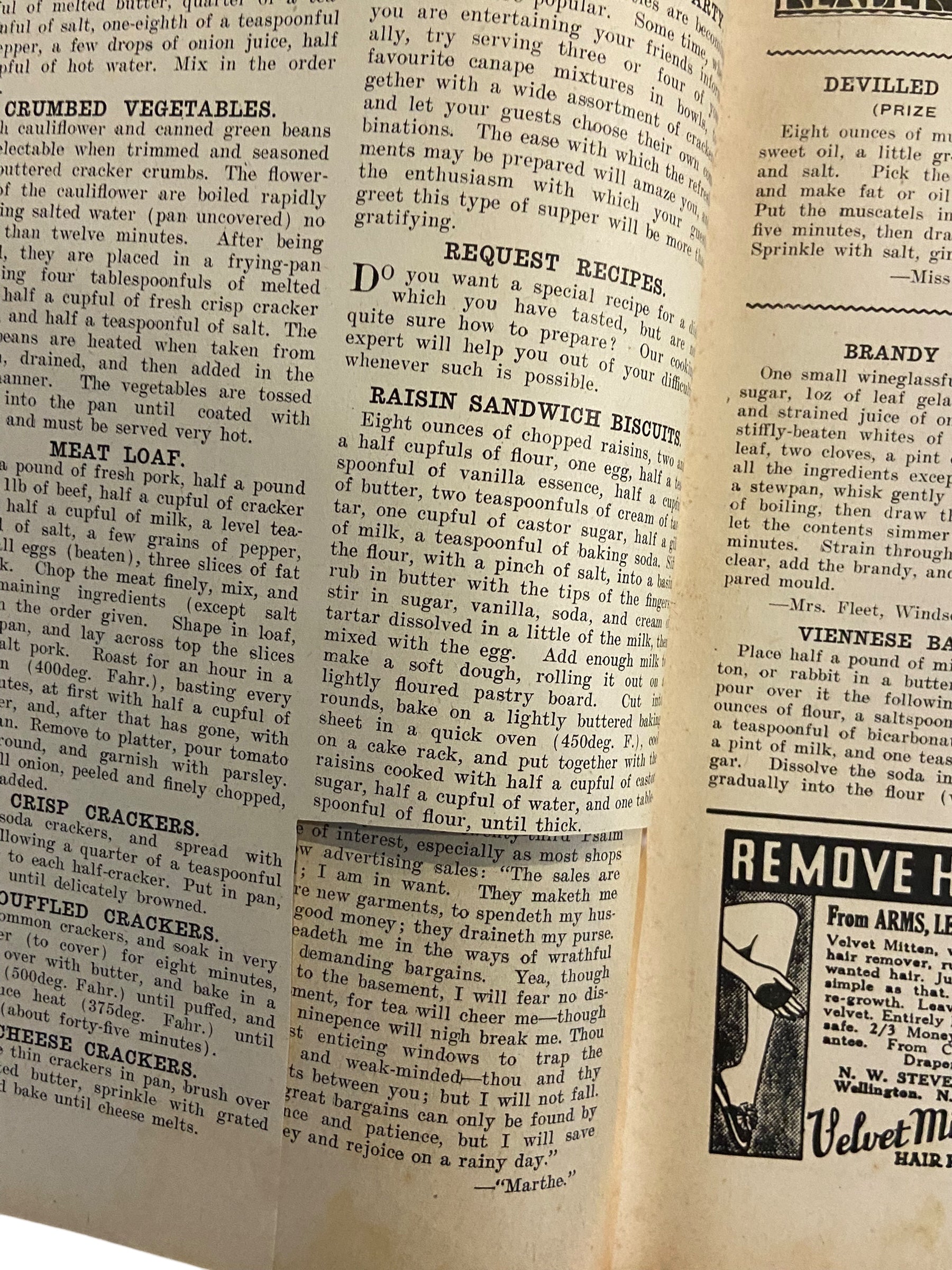 New Zealand Woman’s Weekly August 16 1934 with a sewing pattern, unused, factory folded, ladies frock (attractive frock for the matron), bust 36 inches