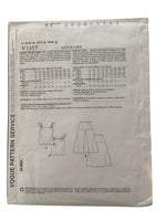 Vogue V1357 Vogue American Designer Rachel Comey top and skirt sewing pattern Bust 34, 36, 38, 40, 42 inches