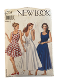 New Look 6708 vintage 1990s princess seamed dress sewing pattern. Bust 32, 34, 36, 38, 40, 42 inches