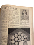 Australian home journal October 2nd 1950 with three sewing pattern, unused, factory folded. Two dresses and night dress. Bust 34 inches.