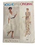 Vogue 2165 Vogue Paris Original dress and belt sewing pattern. Givenchy. Bust 32.5 inches