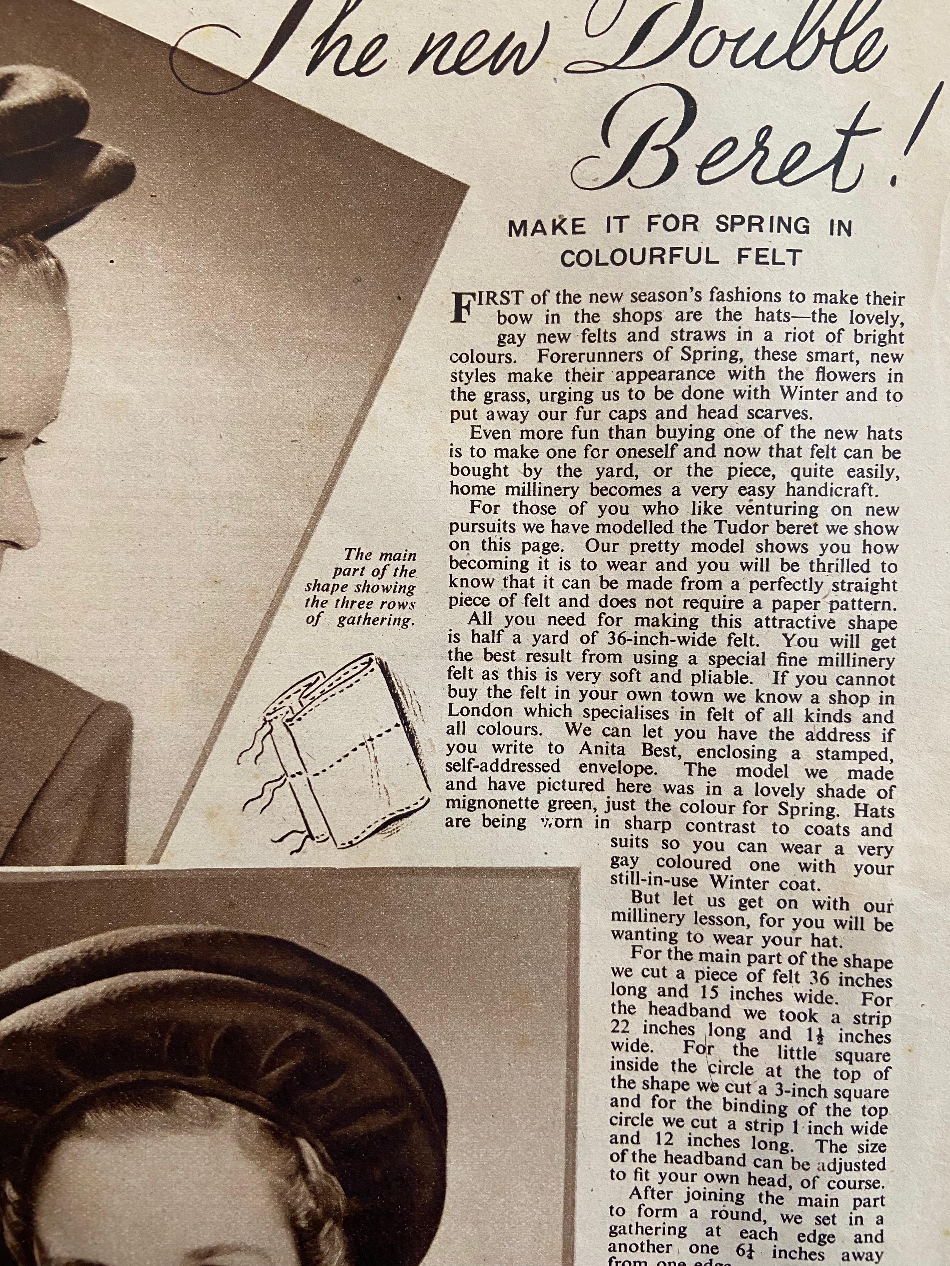 Home Fashions and Children’s Dress No. 101 vintage 1948 magazine dress sewing pattern, unused, factory folded. Bust 36 inches .